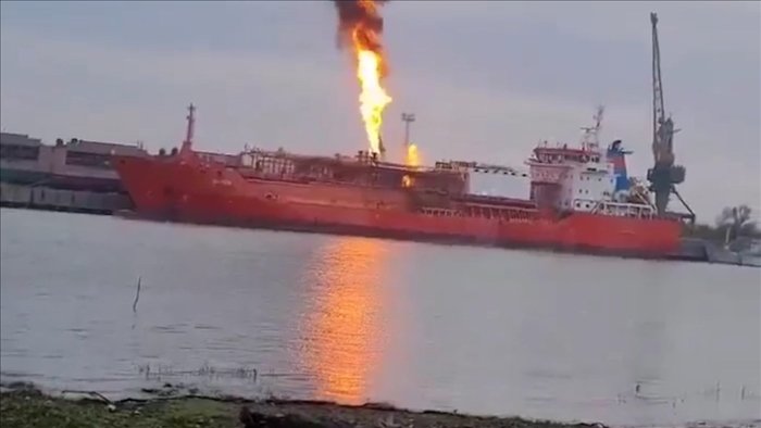 Rossiyaning Odessa viloyatiga tungi hujum paytida suyultirilgan tabiiy gaz tashiyotgan Turkiya kemasi shikastlandi