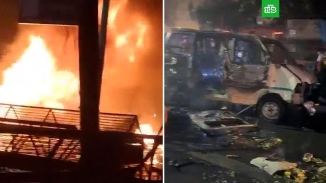 Hindistonda avtomobil portladi, qurbonlar bor