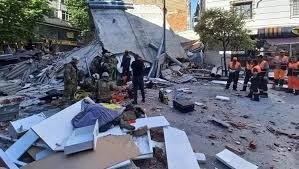 Istanbulda 4 qavatli uy qulab tushdi