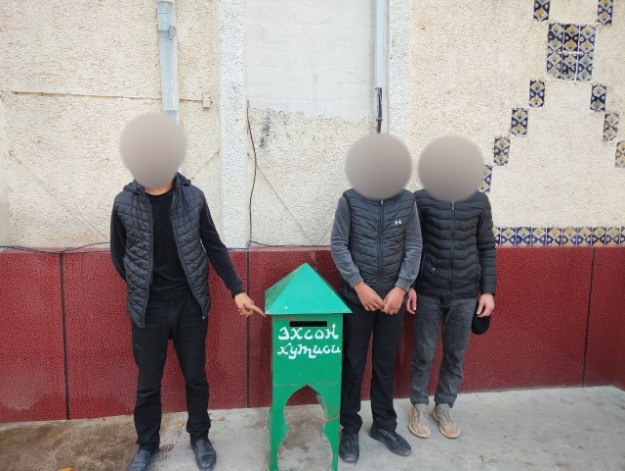 Ehson qutisini olib ketgan shaxslar aniqlandi