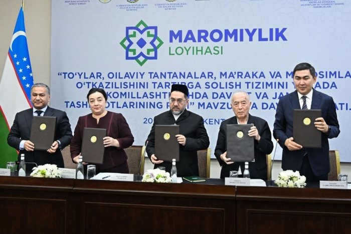 Тўй ва маросимларда “маромийлик” маданиятини кенг тарғиб этиш бўйича дастур ишлаб чиқилди Тўй ва маросимларда “маромийлик” маданиятини кенг тарғиб этиш бўйича дастур ишлаб чиқилди