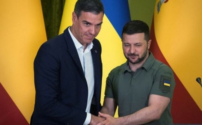 Украина президенти ва Испания бош вазири хавфсизлик шартномасини имзолади