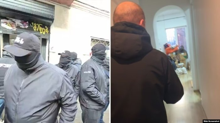Грузия мухолифат партиялари офисларида тинтув ўтказилди