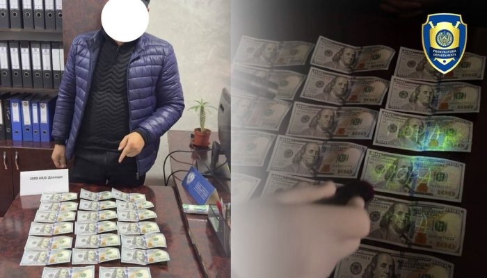 Наманган вилоятида жаримани йўқ қилиб беришни ваъда қилган юрисконсульт ушланди