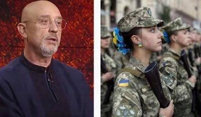 Украинанинг собиқ мудофаа вазири аёлларни сафарбар қилишга чақирди