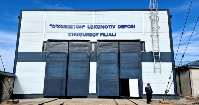 “O‘zbekiston” lokomotiv deposining Chuqursoy filiali foydalanishga topshirildi