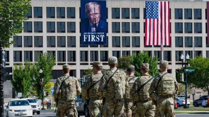  AQSh apellyasiya sudi Trampga Vashingtonda Milliy gvardiya kuchlarini joylashtirishni davom ettirishga ruxsat berdi