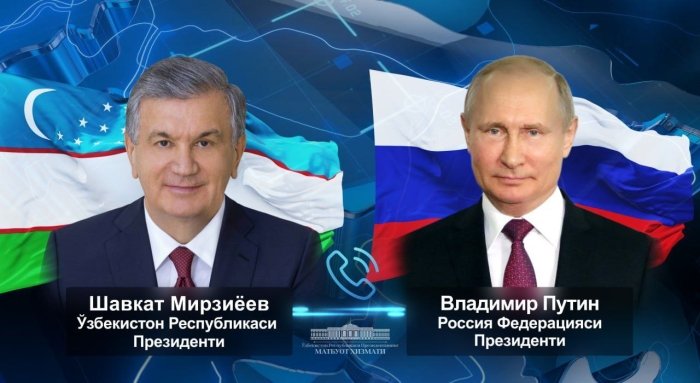Shavkat Mirziyoyev Vladimir Putin bilan telefonda gaplashdi