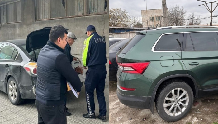 “Skoda” ва "Nissan" автомашиналари жарима майдонига қўйилди