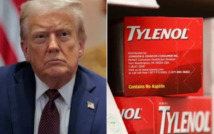 Donald Tramp parasetamolga qarshi chiqdi