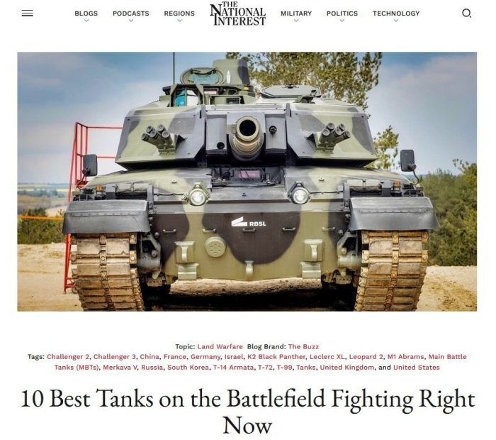 AQShda Rossiyaning T-72 tanki dunyodagi eng yaxshi tanklardan biri deb topildi