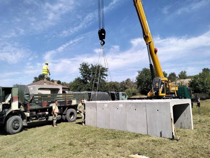 Руминия Украина билан чегарада вақтинчалик бомба бошпаналарини қуришни бошлади