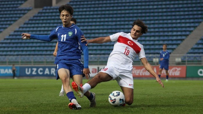 U17 o‘rtoqlik o‘yini. O‘zbekiston - Turkiya o‘yinida yana durang qayd etildi