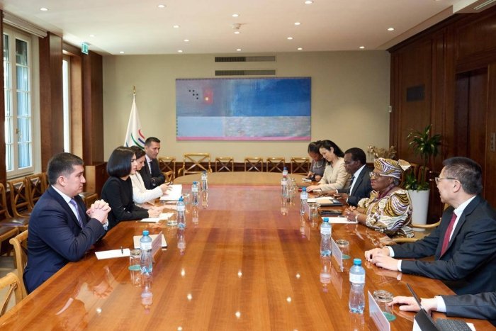 Саида Мирзиёева Женевада Жаҳон савдо ташкилоти раҳбари билан учрашди