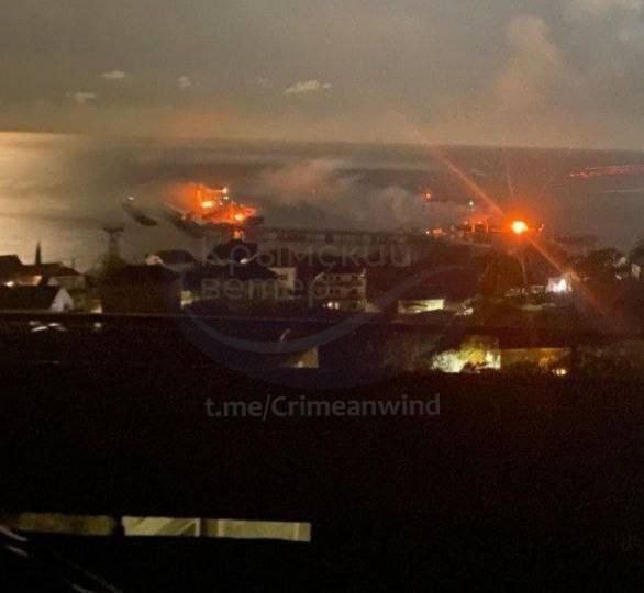 Ukraina dronlari Rossiyadagi portga zarba berdi