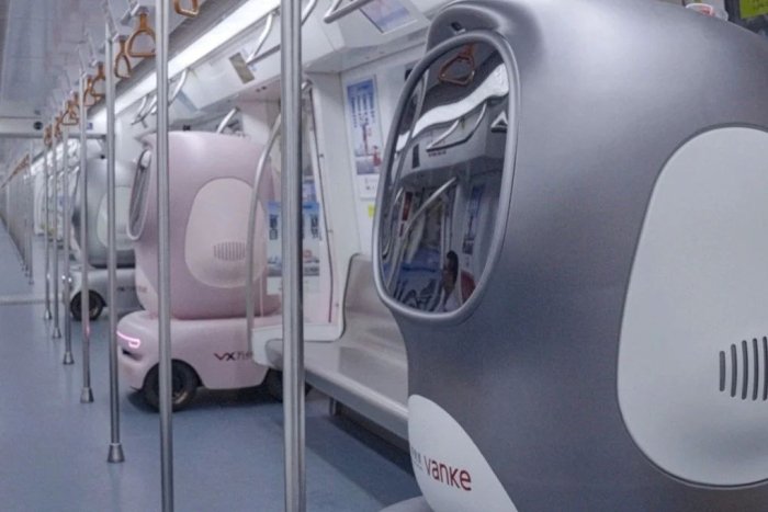 Robotlar yuklarni metro orqali yetkazib berishmoqda