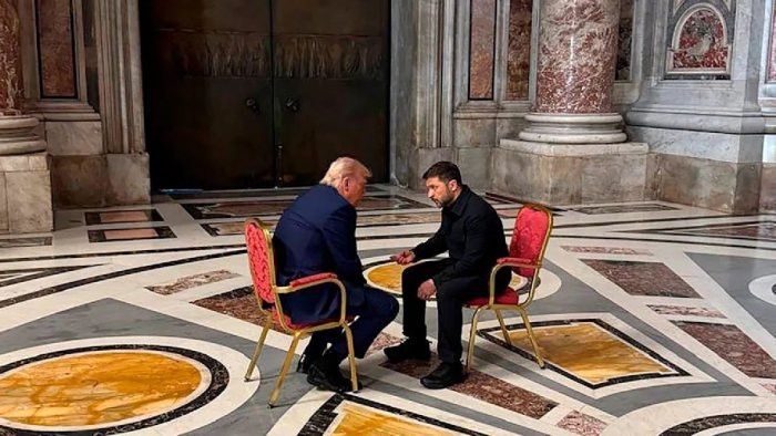  Трамп ва Зеленский Ватиканда нимани муҳокама қилишди?