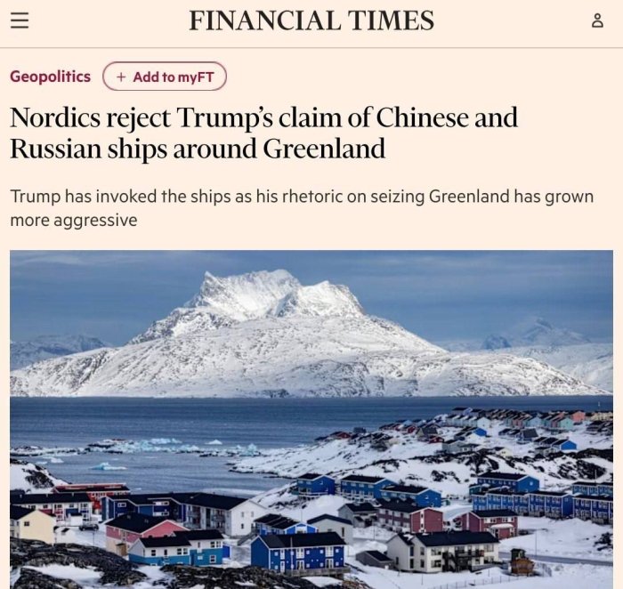 Россиянинг Гренландияга ҳужум қилиш хавфи борми?