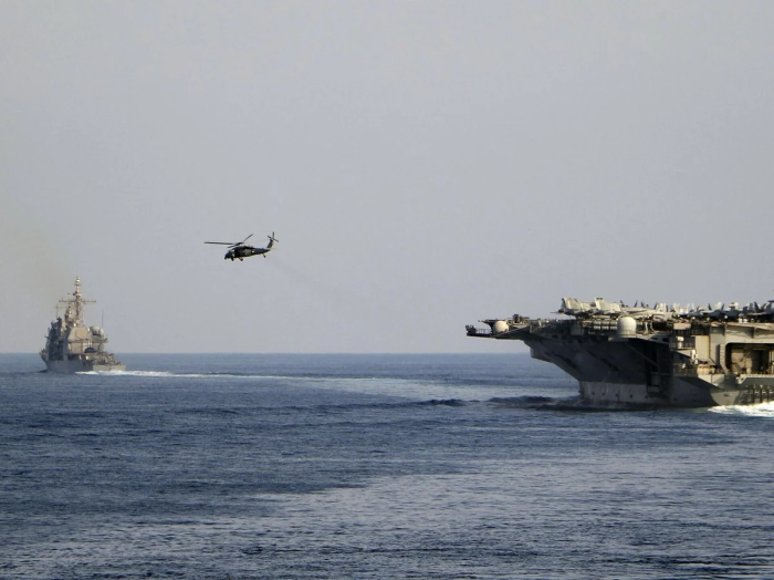 Аввалроқ уруш тугаши яқин деган Трамп Ҳормуз бўғозида миналарга қарши операциясини кучайтирмоқда