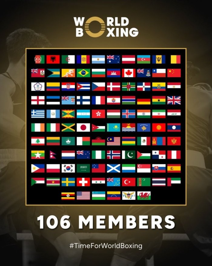 Kuba, Ozarbayjon va yana bir qancha boks federasiyalari World Boxing tomoniga o‘tdi