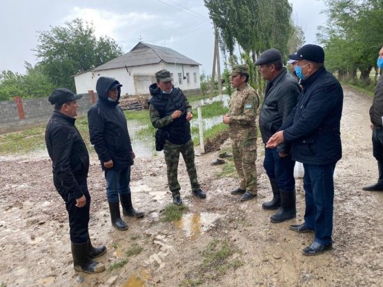 Prezident Administrasiyasi Sardobadagi jarayonlarni shaxsan nazorat qilmoqda (FOTO)