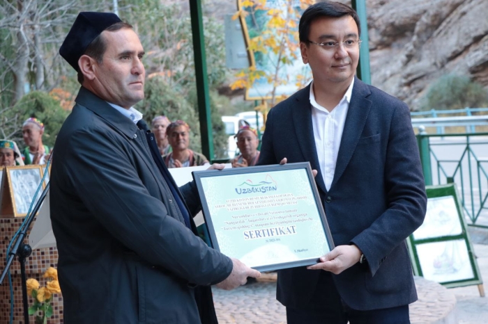 Sangardakka turizm qishlog‘i maqomi berildi