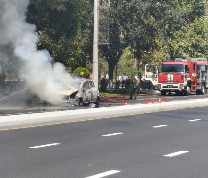Mirobod tumanida Spark yonib ketdi