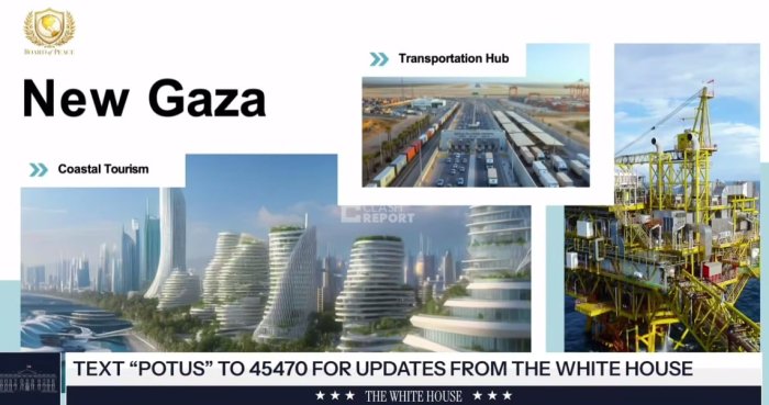 Trampning kuyovi Jared Kushner G‘azo sektorini qayta tiklash rejasi loyihasini taqdim etdi