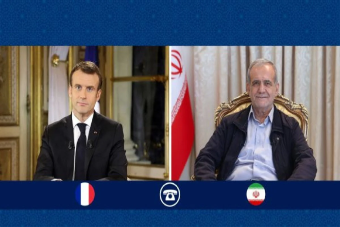 Makron Pezeshkian bilan mintaqadagi vaziyat va Hormuz bo‘g‘ozi masalasini muhokama qildi