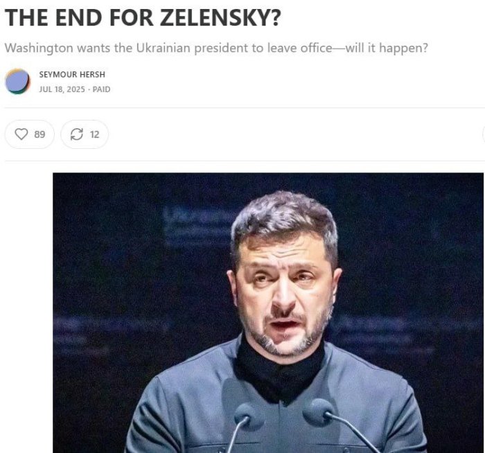 Залужний бир неча ой ичида Зеленскийни ўрнини эгаллаши мумкин