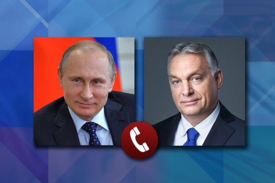 Виктор Орбан Владимир Путин билан телефон орқали суҳбатлашди