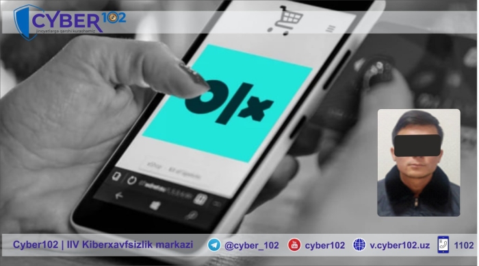 "OLX"'da Toshkentdan ijaraga xonadon olib berishni va’da qilib, notanish fuqaroni 3 milliondan ko‘proq pulga "uxlat"gan shaxs ushlandi