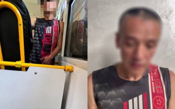 Toshkentda avtobusda uyatsiz harakatlar qilgan erkak 15 sutkaga qamaldi
