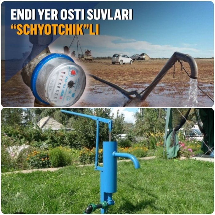 Erosti suvlaridan hisoblagichsiz foydalanganda soliq to‘lovi besh barobar oshiriladi