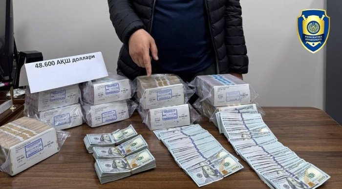 Toshkent shahrida 48 600 AQSh dollarini sotayotgan shaxs ushlandi