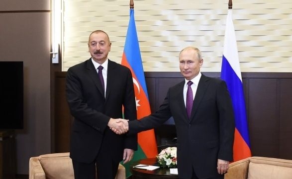 Путин Илҳом Алиев билан учрашди