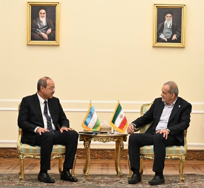 O‘zbekiston bosh vaziri Eron prezidenti bilan uchrashdi
