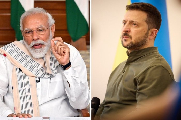 Narendra Modi va Volodimir Zelenskiy o‘rtasida telefon muloqoti bo‘lib o‘tdi