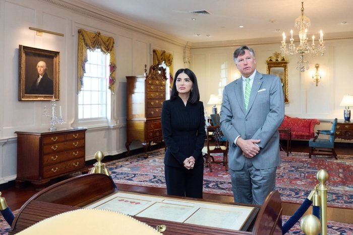 Saida Mirziyoyeva AQSh Davlat kotibi bilan uchrashdi
