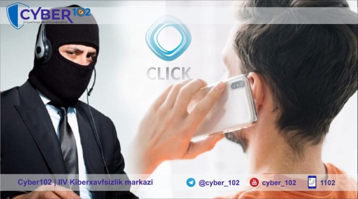 "Сlick" иловаси орқали содир этилган кибержиноят фош этилди
