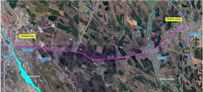 Тошкентдан Нурафшонгача БРТ йўлаги қурилади