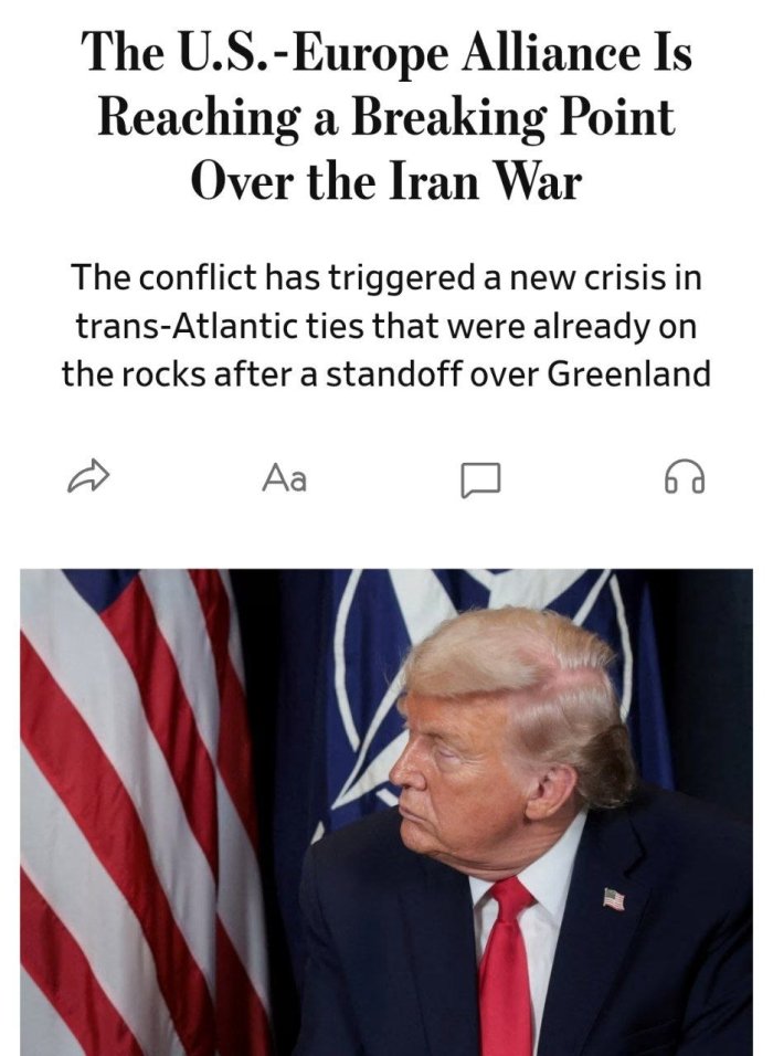 AQSh va Yevropa ittifoqi "burilish nuqtasiga" yetib keldi 