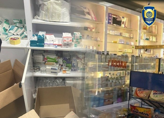 Тошкент шаҳрида сифати кафолатланмаган ва яроқлилик муддати ўтган дори воситаларининг савдога чиқарилишининг олди олинди