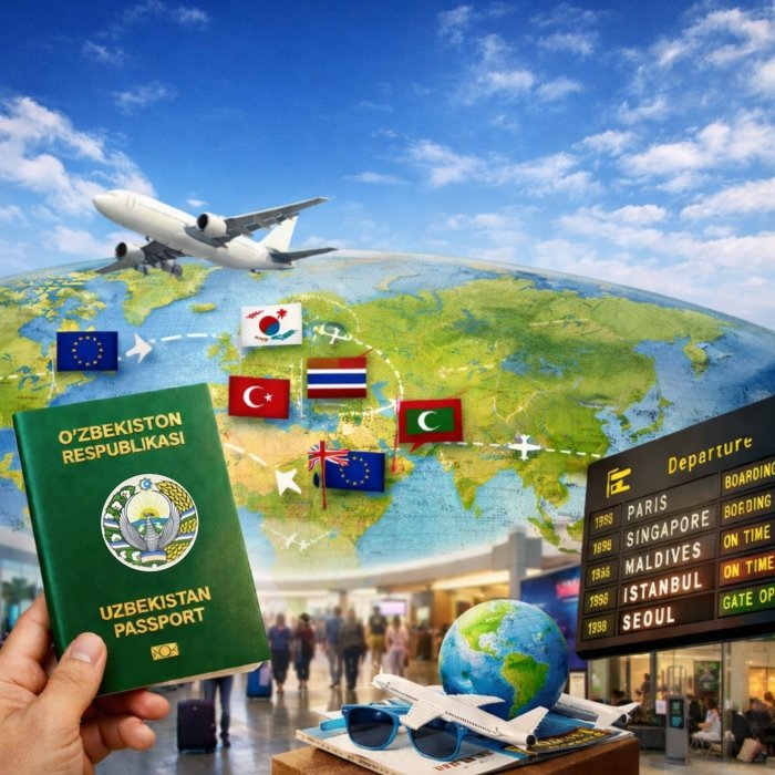 Ўзбекистонликлар учун визасиз давлатлар сони оширилади