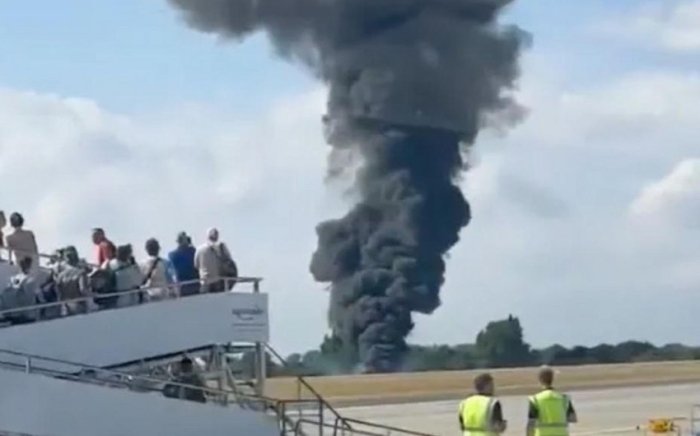 Biznes-samolyot halokatga uchraganidan keyin Londondagi aeroport faoliyati to‘xtatildi