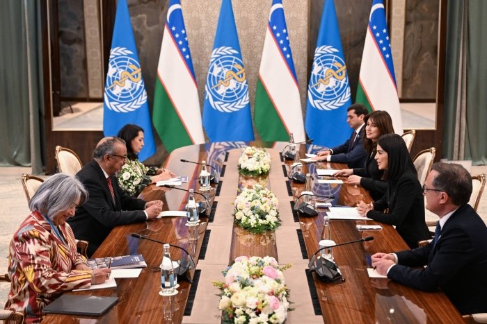 Saida Mirziyoyeva JSST Bosh direktori bilan uchrashdi