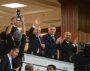 Mirziyoyev "Bunyodkor"dagi bellashuvni Fiso bilan birgalikda kuzatmoqda