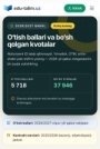 Rasman: o‘qishga kira olmaganlar endi davlat universitetlariga bemalol o‘qishga kirish imkoniyatiga ega!