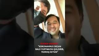 Sumalak kavlayotgan Otabek Umarov: "Koronavirus tezroq daf bo‘lsin" (VIDEO)