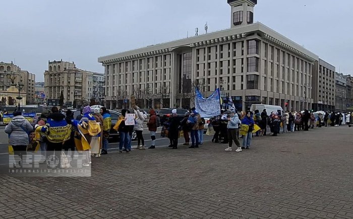 Kiyevda norozilik namoyishi bo‘lib o‘tdi